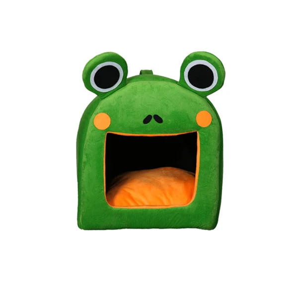 frogbedpet جای خواب کلبه ای طرح قورباغه